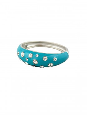 BOLD BANGLE WITH RHINESTONES